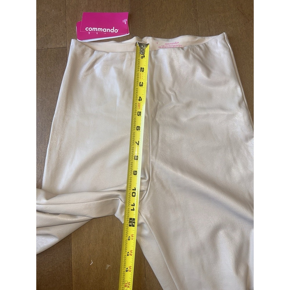 Commando Faux Leather Flare Legging Large New High Rise - Picture 5 of 10